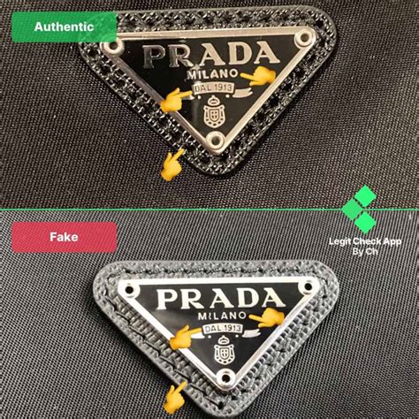 prada milano authentic vs fake|real prada logo.